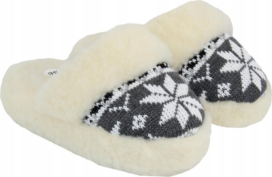 Dames Pantoffels Wol Merino Noor 45 Warm & Ademend
