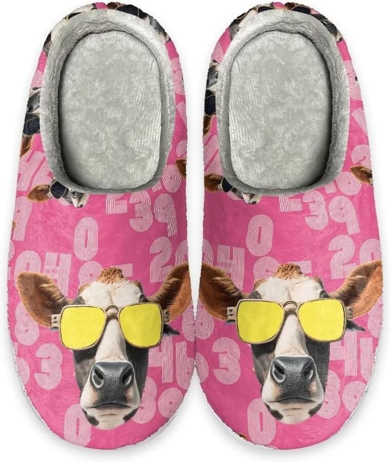 Dames Pantoffels Zacht en Warm Katoen Comfortabele Indoor Sloffen Antislip