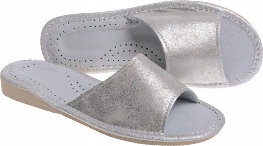 Dames Pantoffels Zilver Profiel & Comfort