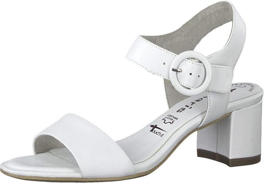 Dames Peep-Toe Sandalen Tan Lederlook Comfortabele Zomer Schoenen