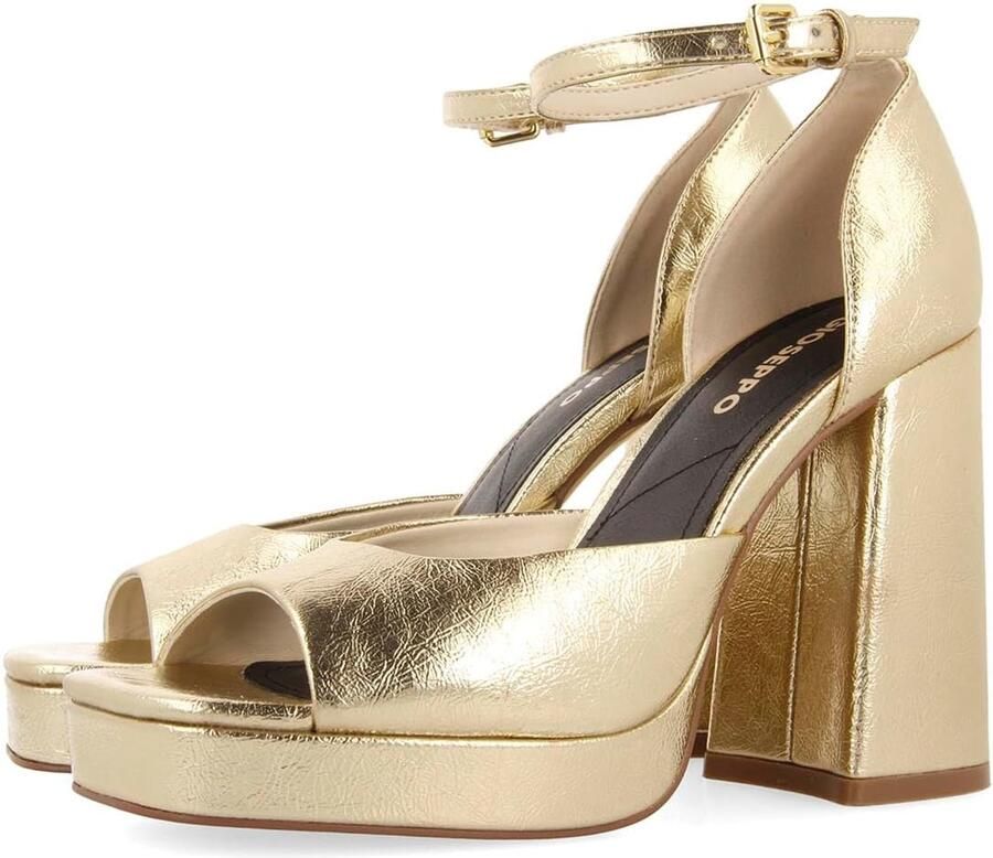 Dames Plateau Sandalen met Blokhak en Enkelband Fuchsiaroze