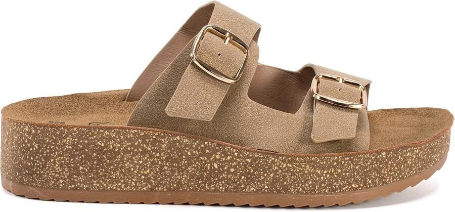 Dames Plateau Slippers Gesp Brede Zomerschoenen Vrouwelijke Sandalen Comfortabel en Stijlvol ShopVlot