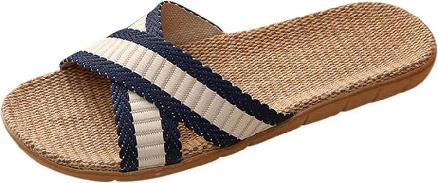 Dames Plateau Slippers met Kruisband Lichte Comfortabele Zomerslippers