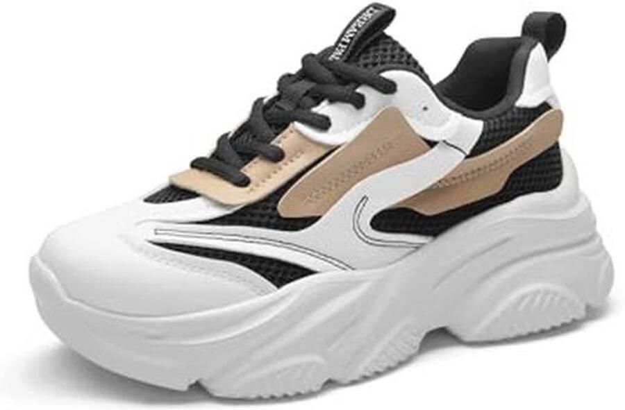 Dames Platform Chunky Sneakers voor Comfortabele Wandeling en Sportactiviteiten
