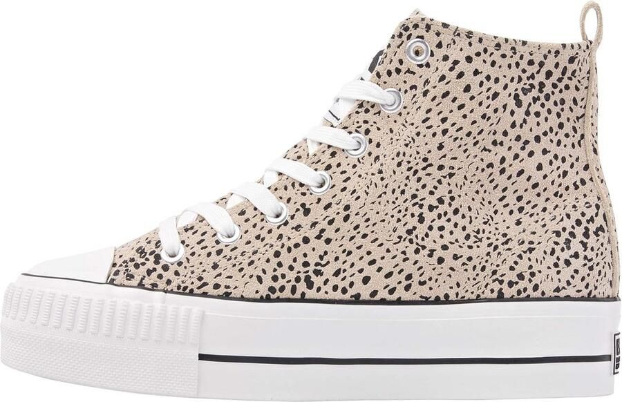 Dames Platform Sneaker Kaya Comfortabele Hoge Witte Sneakers