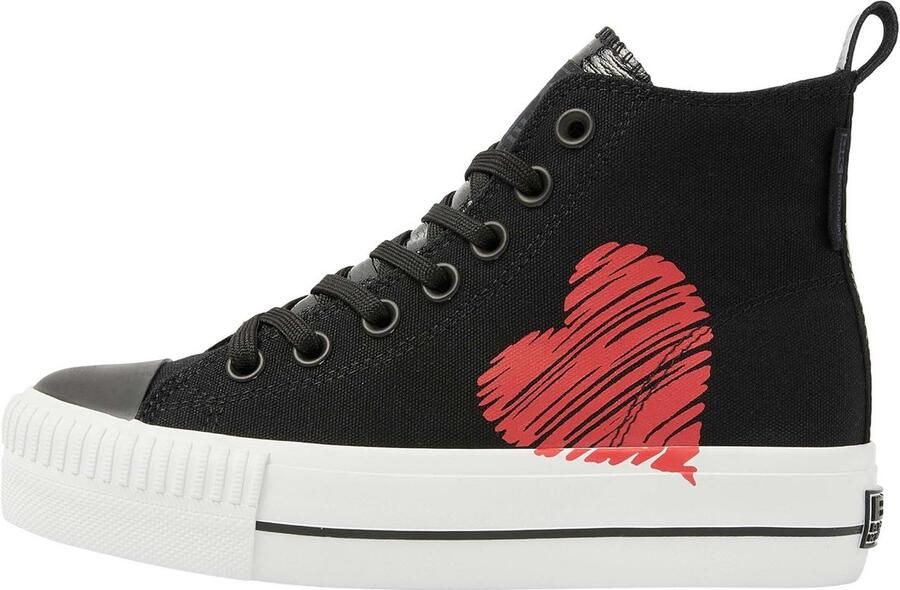Trendy Hoge Dames Sneaker met Plateauzool