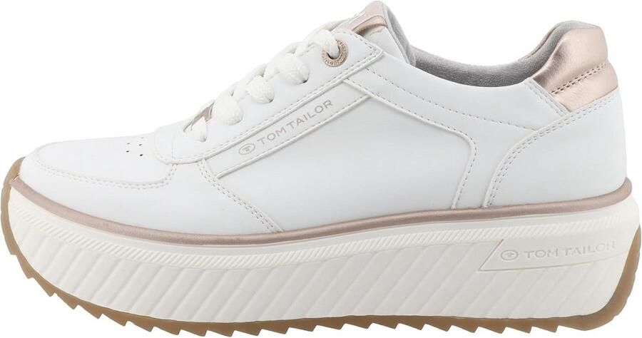 Dames Platform Sneakers met Sportief-Elegante Uitstraling