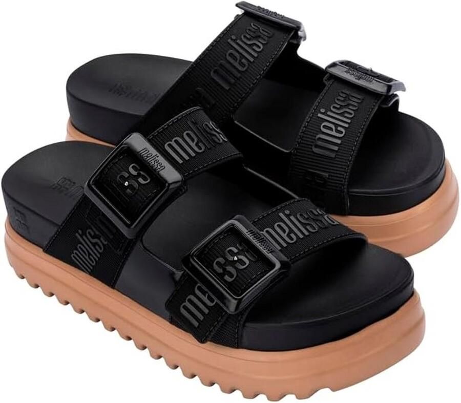 Dames Platform Teenslippers met Gespen Comfortabele & Trendy Slides