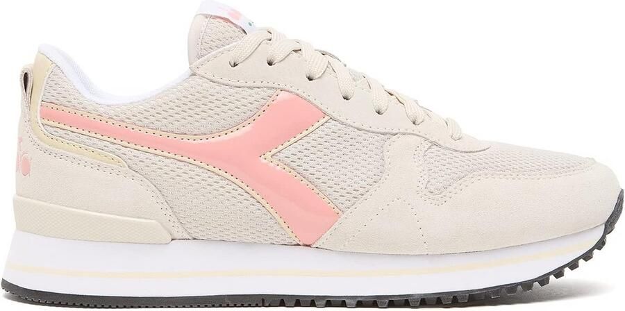 Dames Platform Trainingsschoen Wandelschoen Trendy Wit Nylon Suède