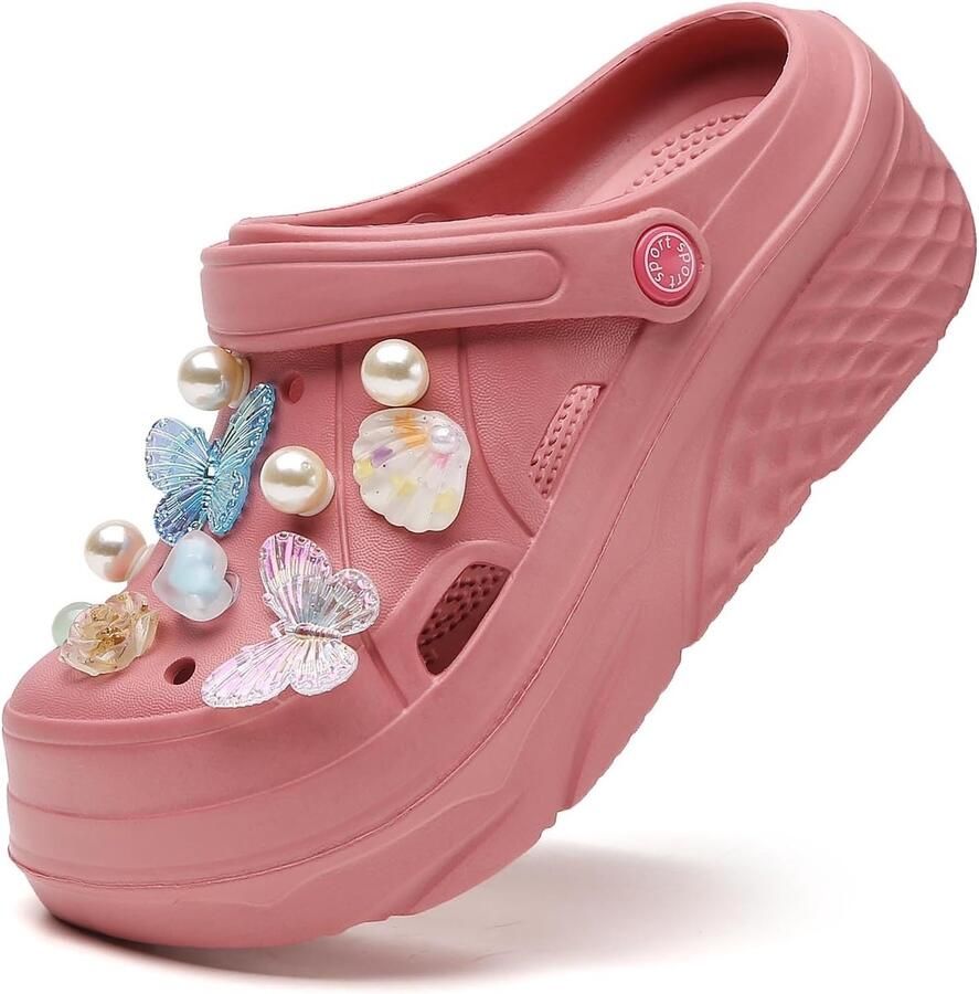 Dames Platformslippers Luchtige Strandsandalen Antislip Tuinschoenen