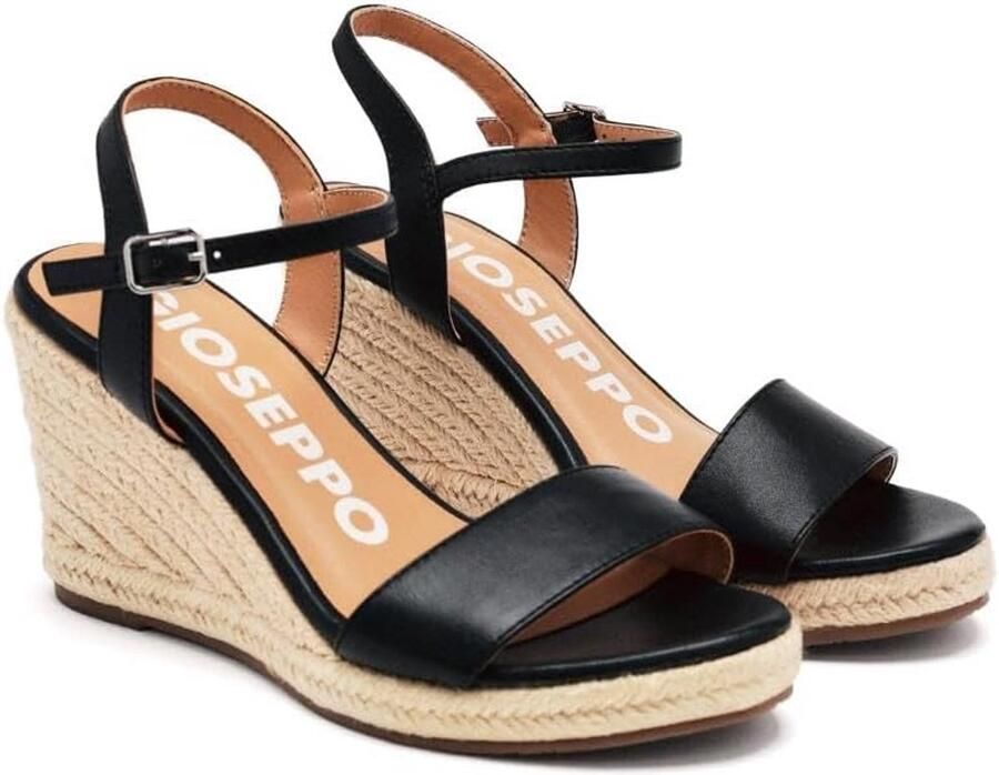 Dames platina zandkleurige zomer sleehak sandalen met jute hak en gespsluiting