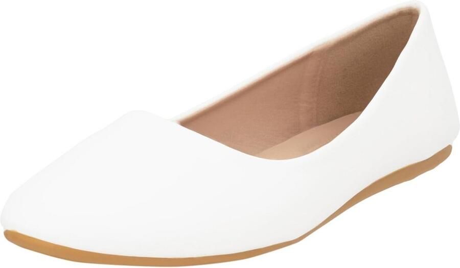 Dames Platte Ballerina Slip-ons met Chunky Zool