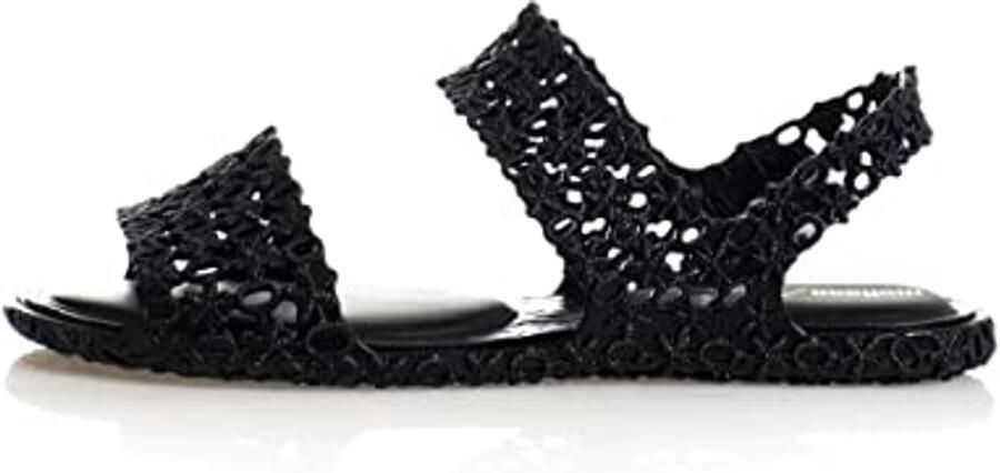 Dames Platte Sandaal met Gevoerde Binnenzool en Stijlvol Design