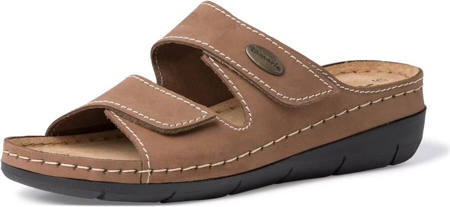 Dames Platte Sandaal met Ruime Pasvorm