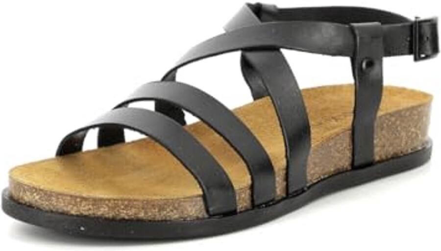 Dames platte sandaal voor comfort en stijl