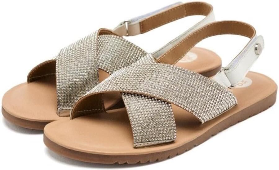 Merkloze Dames Sandalen met Gespsluiting Stijlvol en Comfortabel