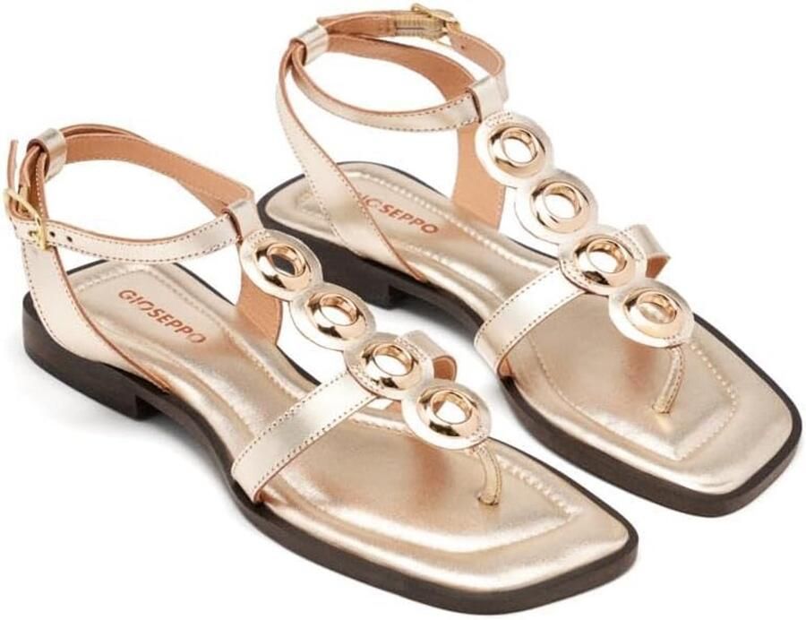 Plateau Sandalen Dames Leer Zomer