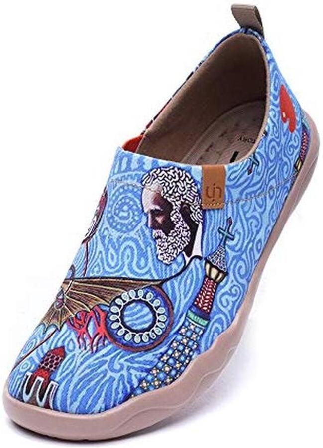 Dames Platte Schoenen met Uniek en Kleurrijk Ontwerp