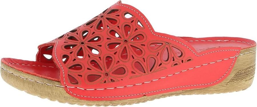 Dames Platte Slippers Leer Comfortabele Instappers Zomer Schoenen