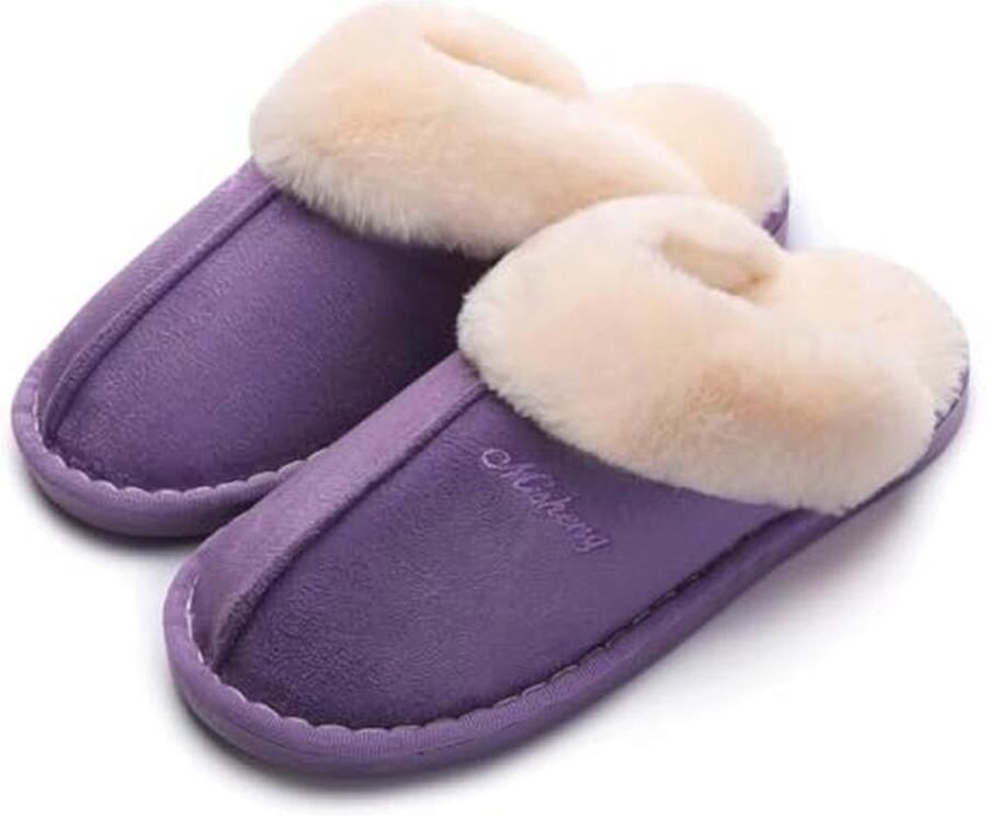 Dames Pluche Huisslippers Cozy en Comfortabel voor Binnen en Buiten
