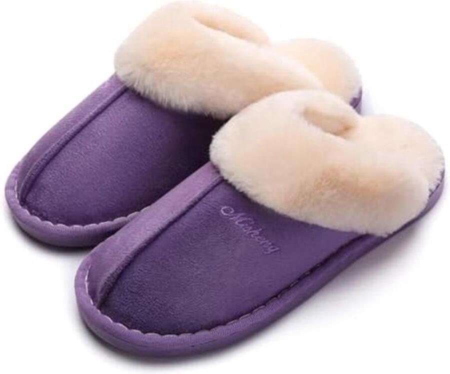 Dames Pluche Huisslippers Cozy en Comfortabel voor Binnen en Buiten