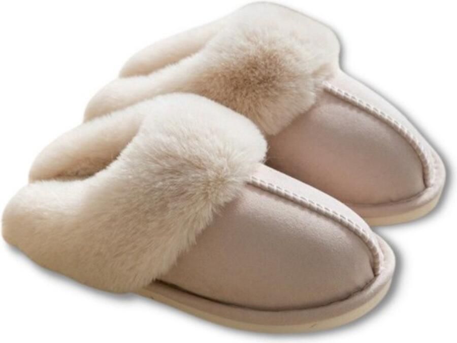 Dames Pluche Pantoffels met Memory Foam Warme en Comfortabele Binnenpantoffels Kerstcadeau Kerstpantoffels voor Dames Moeders en Oma's