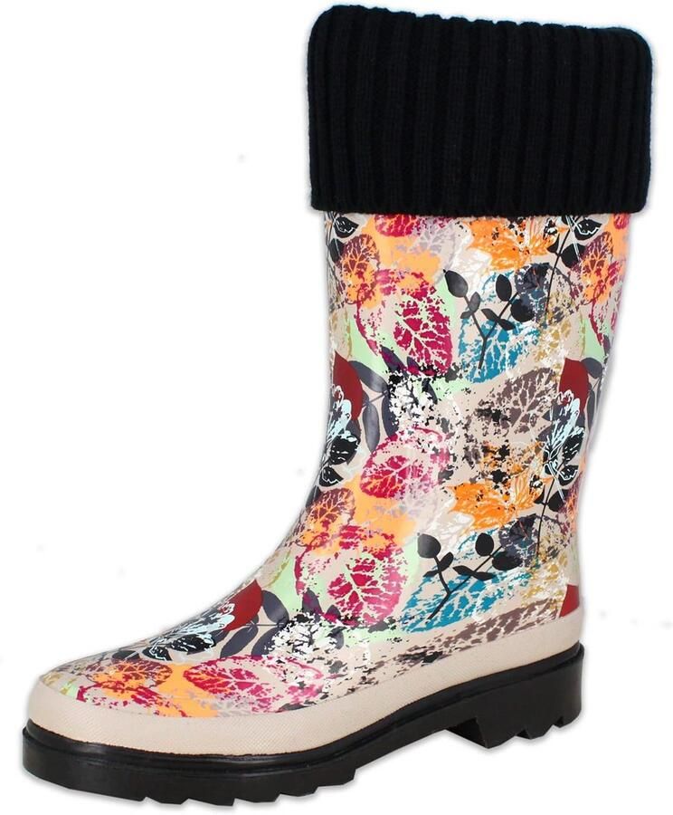 Waterdichte Dames Regenlaarzen van Natuurlijk Rubber