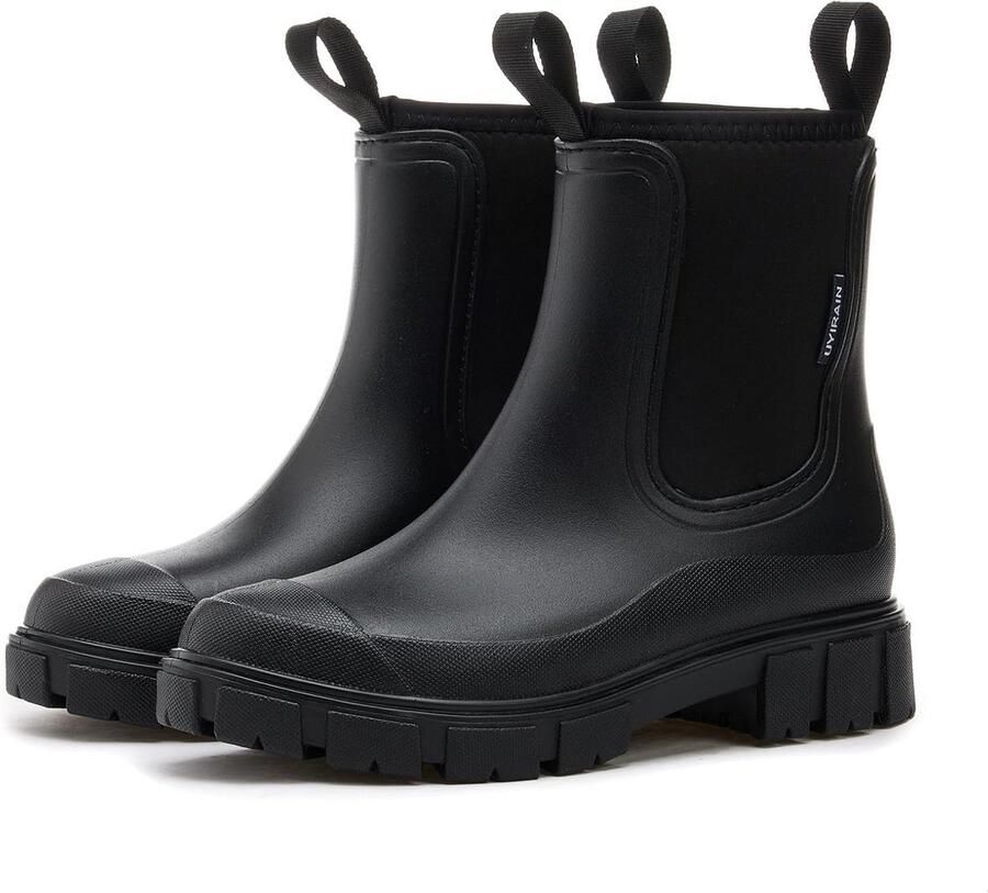 Waterdichte Dames Regenlaarzen Antislip Comfortabele Enkelhoge Tuinstievels