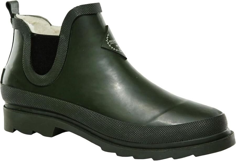 Dames Regenlaarzen Laag Waterdichte Rubberen Laarzen met Warme Voering