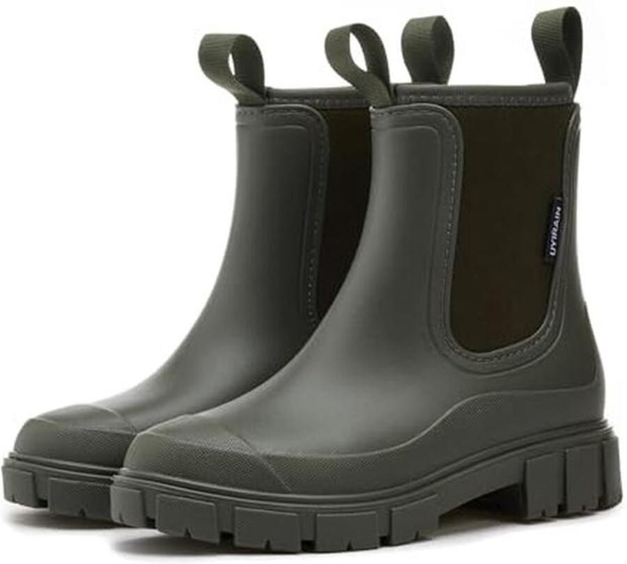 Dames Regenlaarzen Waterdicht Antislip Licht en Comfortabel Modieuze Tuinlaarzen
