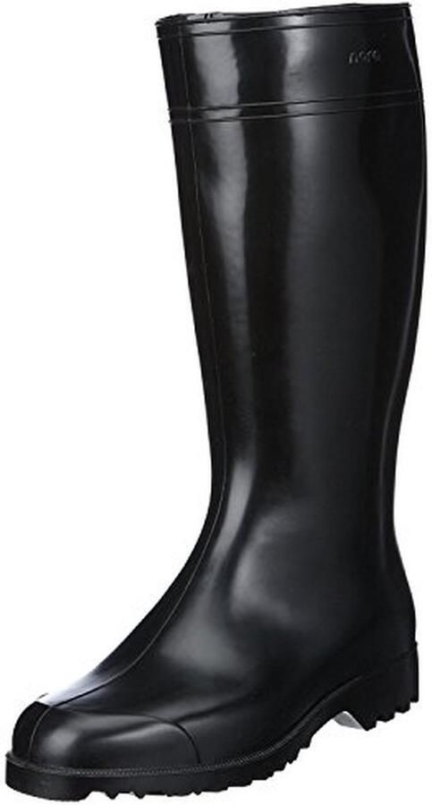 Dames Regenlaarzen Waterdichte Laarzen Buiten Activiteiten Flexibel PVC Materiaal Hoge Schacht Zwart