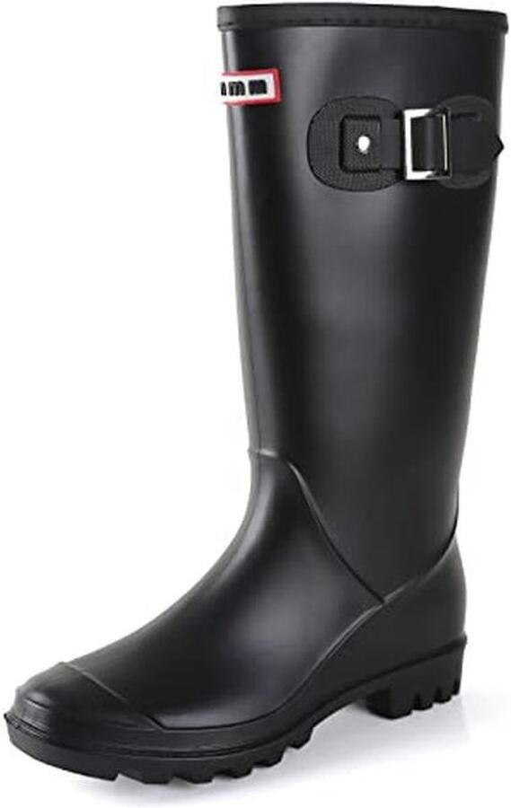 Dames Rubberen Regenlaarzen Waterdicht Hoog Tuinlaarzen