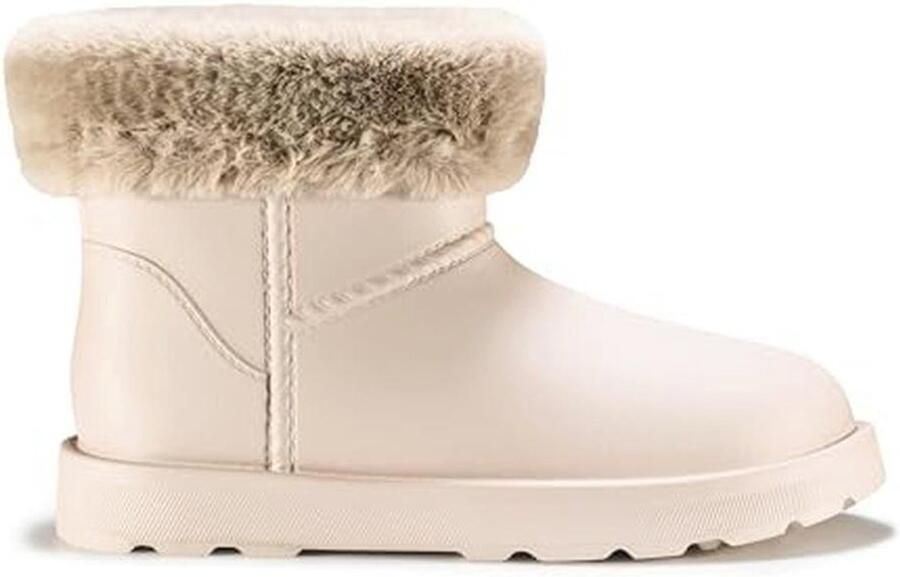 Dames Rubberlaarzen Korte Regenlaarzen Voorgelining Winterklompen Warme Tuinklompen