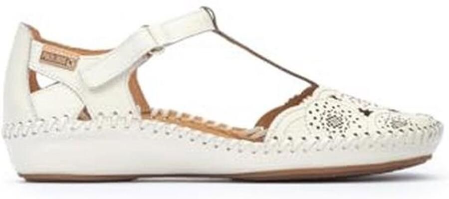 Dames Sandaal met Gestanste Details Comfort en Stijl