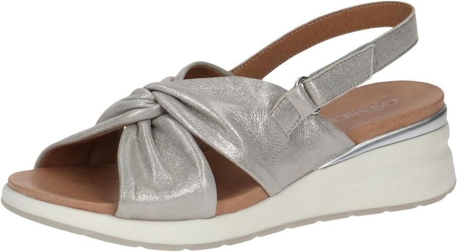 Dames Sandaal met Klittenband Brede Pasvorm (G-wijdte) en Comfortabel Voetbed