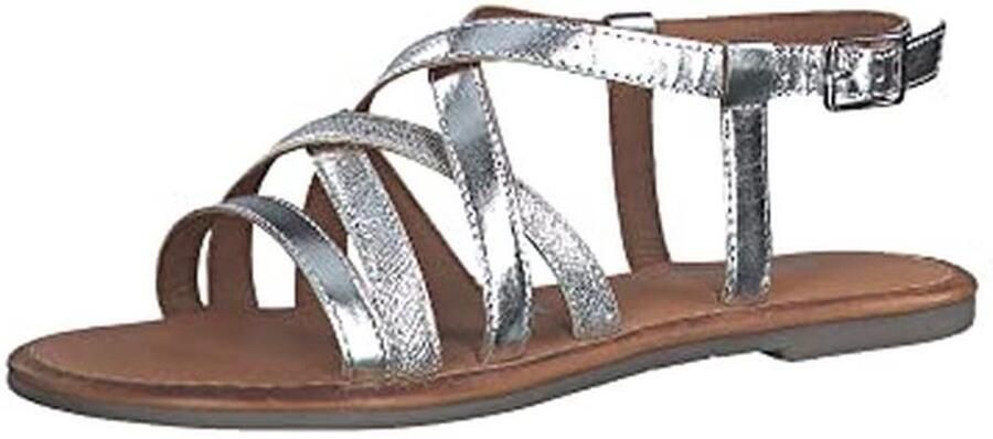 Dames Sandaal met Wit Oppervlak en Comfort