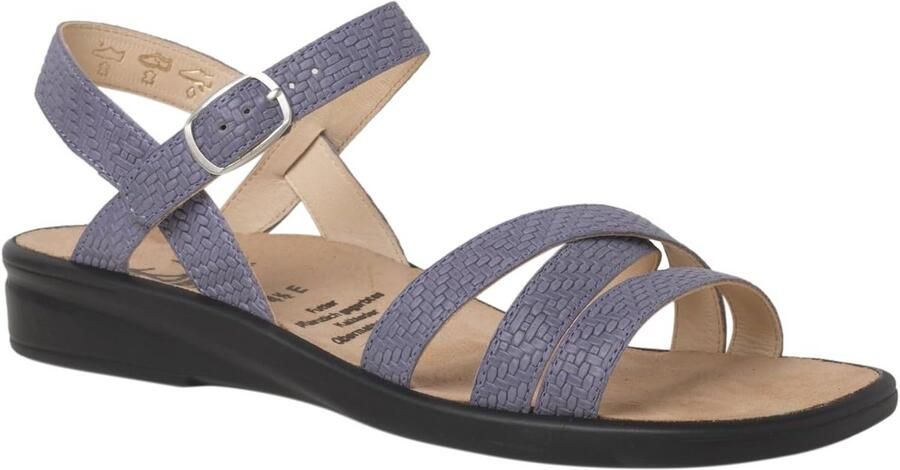 Dames Sandaal Smalle Pasvorm E Wijde Velg Lichte Sleehak Comfortabel