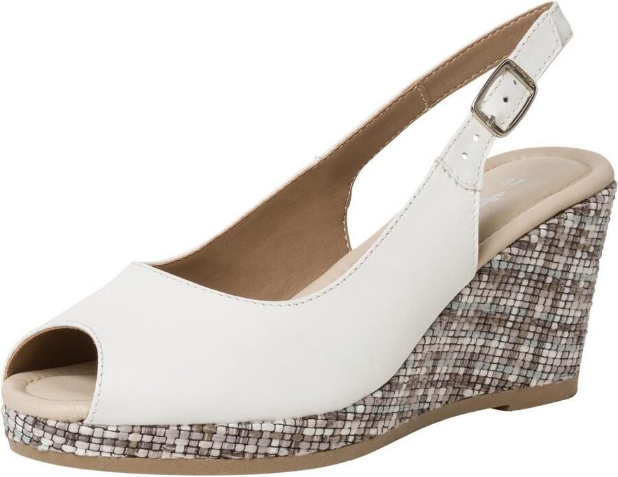 Dames sandaal wit comfortabel en modieus