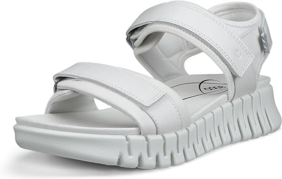 Dames Sandaal Wit Nubuck Comfortabele Zomer Sandaal