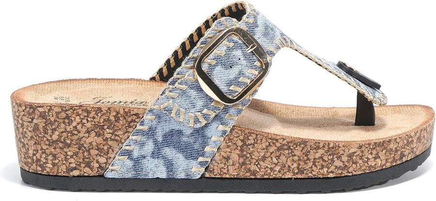 Dames sandalen breed met gesp comfortabele zomer schoenen ShopVlot