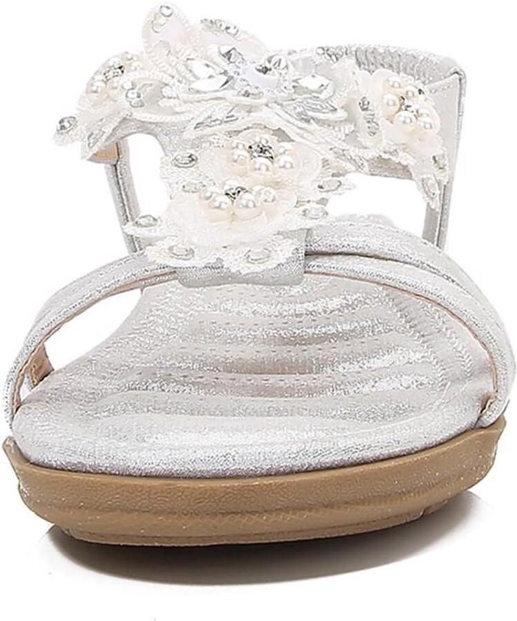 Dames sandalen Comfortabel Zwart Zomer Mode Zonder hak Geschikt voor brede voeten Roze Trendy Leren binnenzool