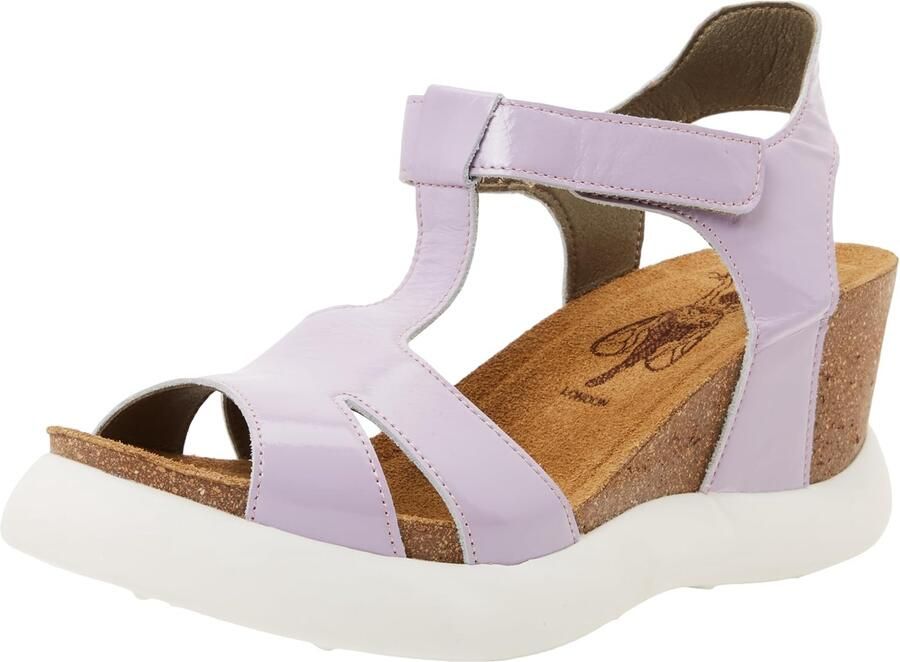 Dames Sandalen Comfortabele Leren Wedge Schoenen Paars