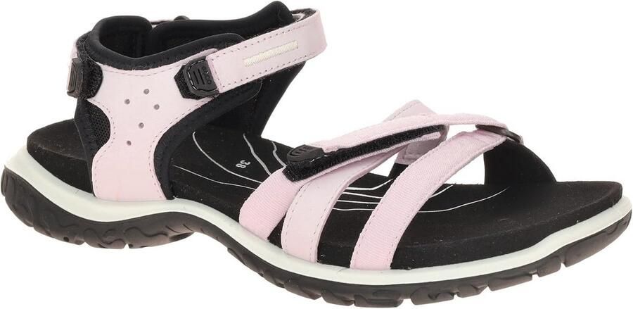 Dames Sandalen Comfortabele Wandelschoenen Outdoor Avontuur Drie Band Gespsysteem Zwart