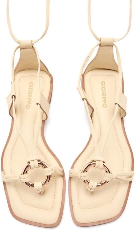 Dames Sandalen Leer Comfortabele Platte Schoenen
