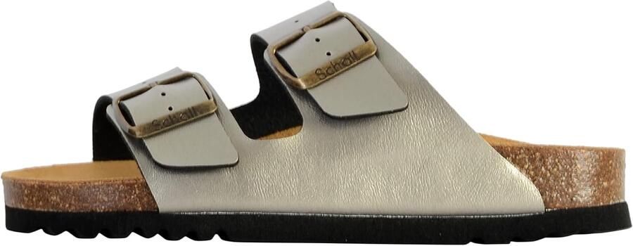 Dames Sandalen Leer Comfortabele Platte Schoenen met Gespsluiting