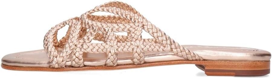 Dames Sandalen Leer Goud