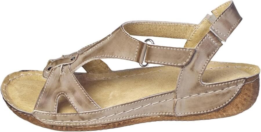 Dames Sandalen Leer Handgemaakt Kwaliteit EU Comfortabel