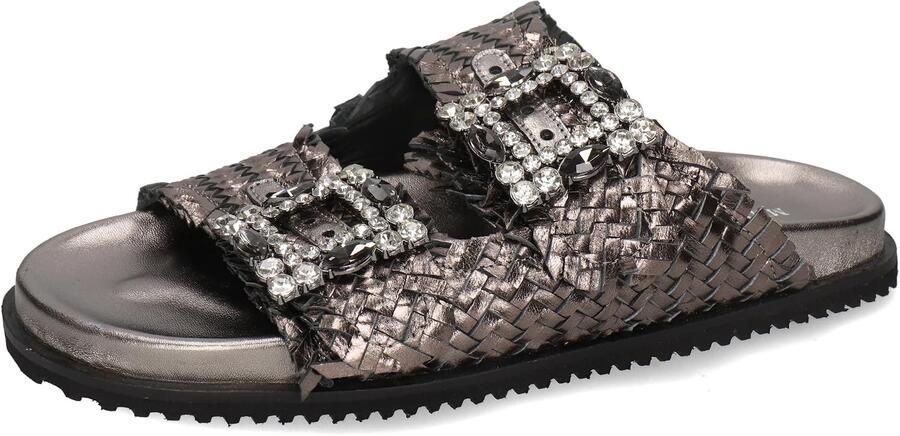 Dames Sandalen Leer Zilver