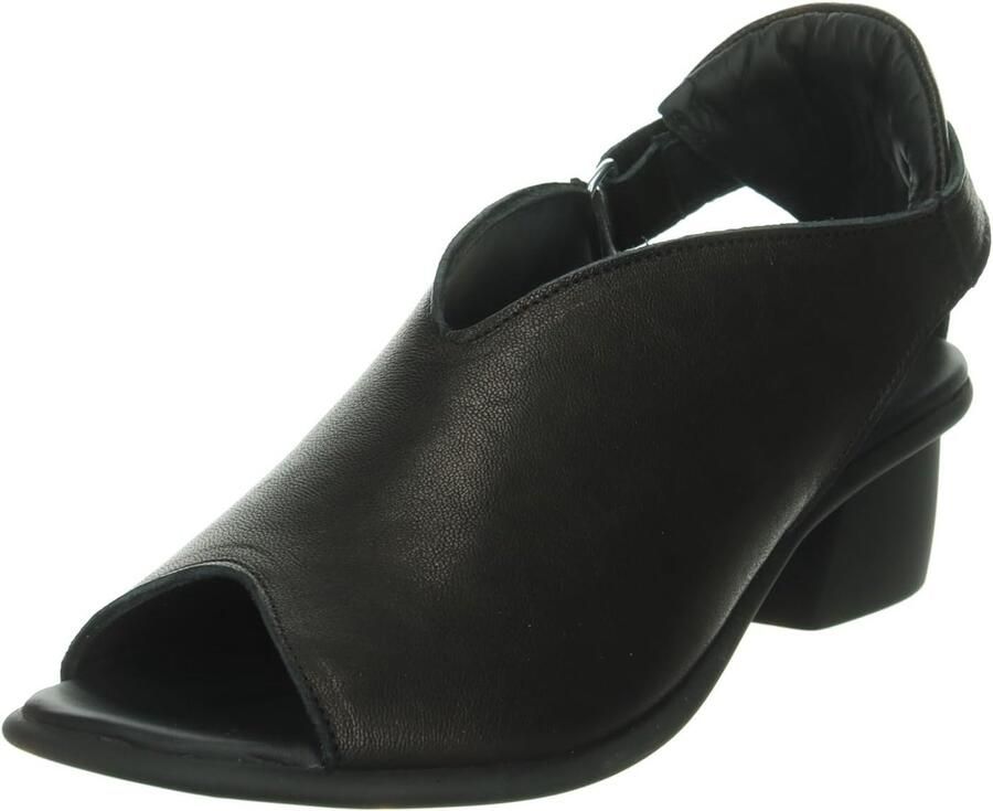 Dames Sandalen Leer Zwart