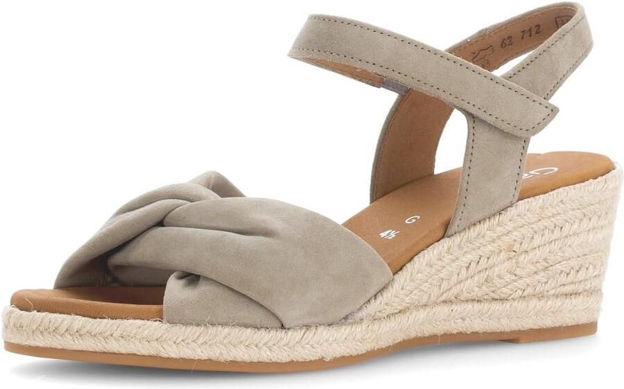 Witte Leren Wedge Sandalen Dames met Plateauhak en Bandjes